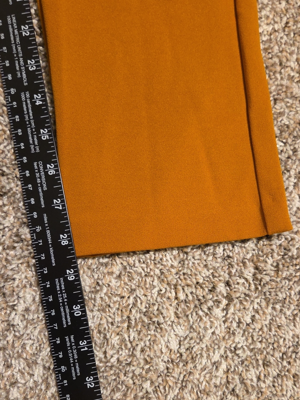 Soho Apparel Mustard Pull On Straifht Leg Pant - Picture 5 of 7